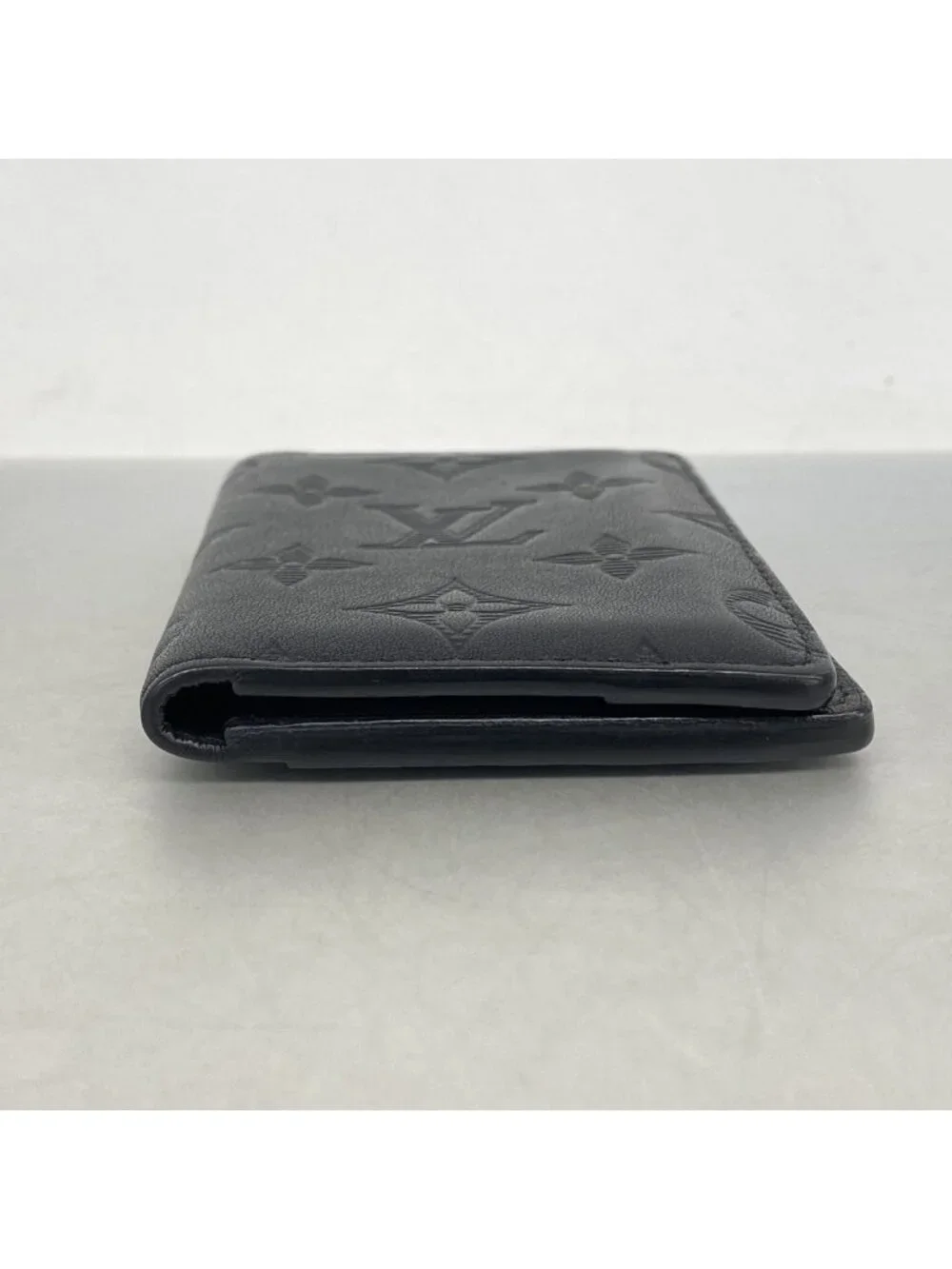Louis Vuitton Card Case Monogram Shadow Pocket Organizer Black